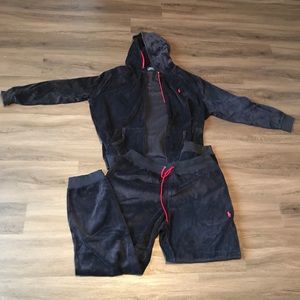 Polo velour sweatsuit